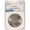 Image 1 : 1989 AMERICAN SILVER EAGLE, PCI MS-70!  RARE!!  TRENDS $1660.00