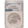 Image 1 : 2006 AMERICAN SILVER EAGLE, PCI MS-70!