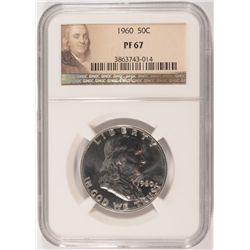 1960 FRANKLIN HALF DOLLAR, NGC PROOF-67