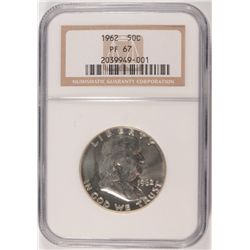 1962 FRANKLIN HALF DOLLAR, NGC PROOF-67