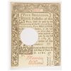 Image 1 : 1780 FIVE SHILLINGS COLONIAL CONNECTICUT