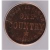 Image 2 : 1863 CIVIL WAR TOKEN (ONE COUNTRY) ICG AU-50 DETAILS
