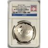 Image 1 : 2014 BASEBALL HALL OF FAME SILVER DOLLAR, NGC PROOF-70 EARLY RELEASE!!  WOW!!