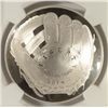 Image 2 : 2014 BASEBALL HALL OF FAME SILVER DOLLAR, NGC PROOF-70 EARLY RELEASE!!  WOW!!