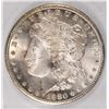 Image 2 : 1880-CC MORGAN SILVER DOLLAR, ACG MS-64  WHITE!