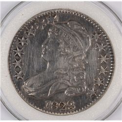 1823 BUST HALF XF/AU CLEANED