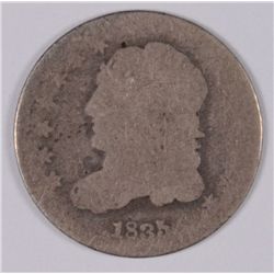 1835 BUST HALF DIME AG