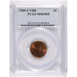 1909 S VDB PCGS MS65 RB