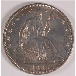 1888 SEATED HALF DOLLAR MS-63 DETAILS