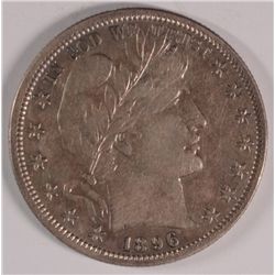 1896-S BARBER HALF DOLLAR XF-45