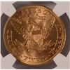 Image 3 : 1900 $5 GOLD LIBERTY NGC MS-65