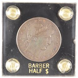 1914 BARBER HALF DOLLAR AU-58 (NICE ORGINAL)