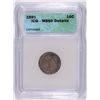 Image 1 : 1891 SEATED DIME ICG MS-60 DETAILS