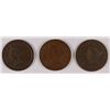 Image 1 : 3 LARGE CENTS 1816, 1848, 1852