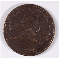 1858 S.L. FLYING EAGLE CENT, XF,  LITTLE DARK BUT NICE!