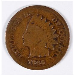 1866 INDIAN HEAD CENT, NICE GOOD+