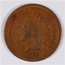 1869 INDIAN HEAD CENT, FINE+  VERY NICE!