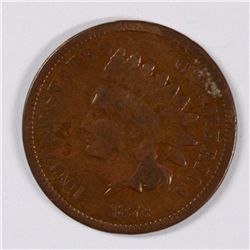1872 INDIAN HEAD CENT, VG+