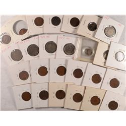 DEALER LOT: MANY COINS, INDIAN CENT LINCOLN CENT,  NICKELS,SEMI-KEYS HIGH GRADES