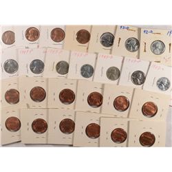 DEALER LOT LINCOLN CENTS: MANY COINS,  OVER $650.00 IN RETAIL, MANY 1922-D CENTS