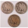 Image 2 : ( 3 ) 1916 WALKING LIBERTY HALF DOLLARS,  CIRCULATED