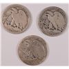 Image 2 : ( 3 ) 1916-D WALKING LIBERTY HALF DOLLARS,  NICE CIRCULATED