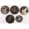 Image 2 : LOT OF ( 5 ) PROOF COINS: ( 4 ) EISENHOWER DOLLARS, BU & ( 1 ) 1976 KENNEDY HALF