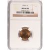 Image 1 : 1934 LINCOLN CENT NGC MS-66 RD