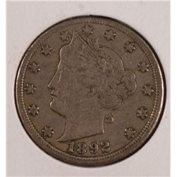 1892 V-NICKEL XF-45