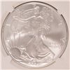 Image 2 : 2004 AMERICAN SILVER EAGLE, NGC MS-69 NICE!