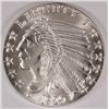 Image 1 : 1929 INCUSE INDIAN REPLICA, ONE OUNCE .999 SILVER ROUND