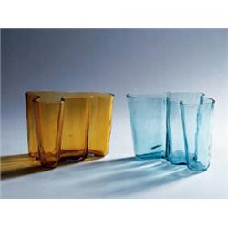 TWO EARLY AND RARE SAVOY VASES,...