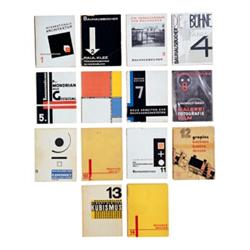 THE COMPLETE FOURTEEN-VOLUME SET OF BAUHAUSBUCHER, 1925-1929...