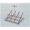 Image 1 : CHRISTOPHER DRESSER TOAST RACK, CA. 1880s designed 1879 manufactured by James Dixon & Sons si...