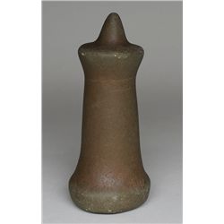 Northwest Coast Stone Nipple Top Maul 7" H. 2 3/4" W.