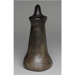 Northwest Coast Stone Nipple Top Maul 7" H. 3 3/8" W.