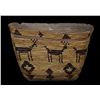 Image 2 : Fully Imbricated Chilcotin Burden Basket with Deer and Bird Design - John Spangler Estate 10 1/2" L.
