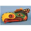Image 1 : Articulated Thunderbird Headdress Carved by Tom Patterson 22" L. 10 1/2" H.  Good Condition