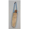 Image 2 : Northern Plains Beaded Knife Sheath with Floral Design On Moosehide 9 1/2" L. Fine Condition with Kn