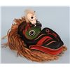 Image 2 : Articulated Crooked Beak Mask with Hamatsa Figures, Danced In Spirit Lodge, Expo 1986 Carved by Simo
