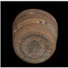 Image 2 : Tlingit Spruce Root Basket with Key Step Design - John Spangler Estate 6 1/4" D. 5" H.  Good Conditi