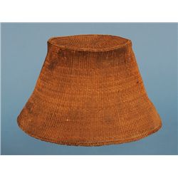 Mid 19TH C. Northwest Coast Woven Spruce Root Basketry Hat, Sale To Benifit Tsow-Tun Le Lum Society 