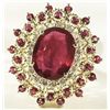 Image 1 : 14KT YellowGold 7.49ct Ruby&Diamond Ring K19E33