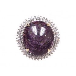 40.54ct Ruby 1.89ctw Sapphire Silver Ring K37J4