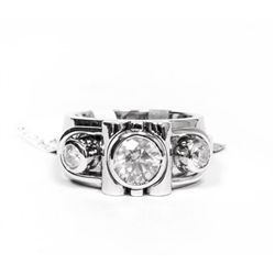 14KT White Gold 2.12ctw Diamond Ring K99D93
