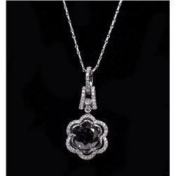 14KT White Gold 2.61ctw Diamond Pendant K28J66