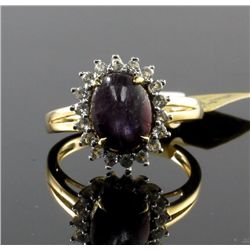 5.42ct Ruby 0.53ctw Sapphire Silver Ring K14J5