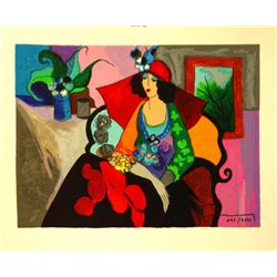Itzchak Tarkay "Red Hat" W225