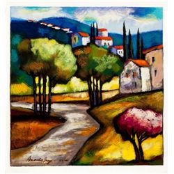 Slava Brodinsky "A Walk in the Village" W1201