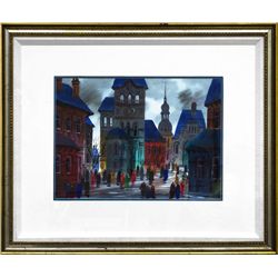 Krasnyansky Original Watercolor Listed Artist W2400